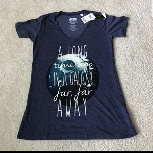 STAR WARS Purple V neck T